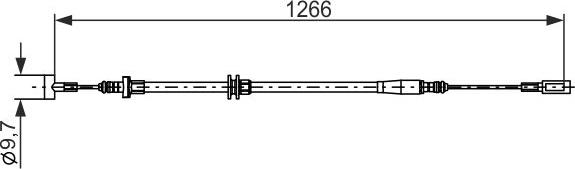 BOSCH 1 987 482 894 - LINKA HAM. RĘCZ. IVECO T. DAILY 06- LE-PR