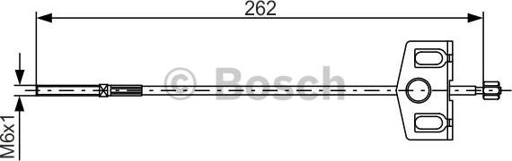 BOSCH 1 987 482 337 — Cięgło, hamulec postojowy