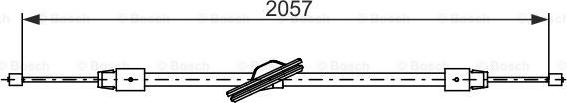 BOSCH 1 987 482 759 - LINKA HAM. RĘCZ. DB P. GLK X204 2.0-3.5 08-15