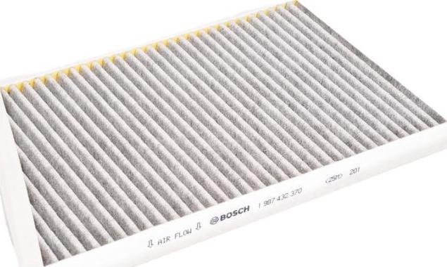 BOSCH 1 987 432 370 - FILTR KABINY MERCEDES W203 C-KLASA 00- Z AKTYWNYM WĘGLEM