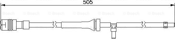 BOSCH 1 987 474 997 - Styk ostrzegawczy, zużycie okładzin hamulcowych