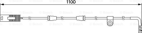 BOSCH 1 987 474 942 — Styk ostrzegawczy, zużycie okładzin hamulcowych