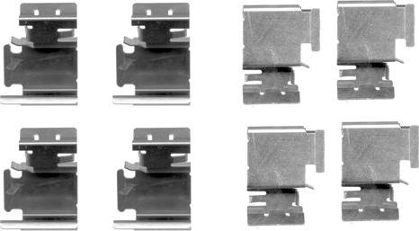 BOSCH 1 987 474 312 — Zestaw akcesoriów, klocki hamulcowe