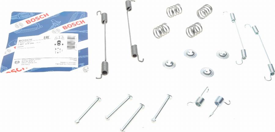 BOSCH 1 987 475 255 — Zestaw dodatków, szczęki hamulcowe