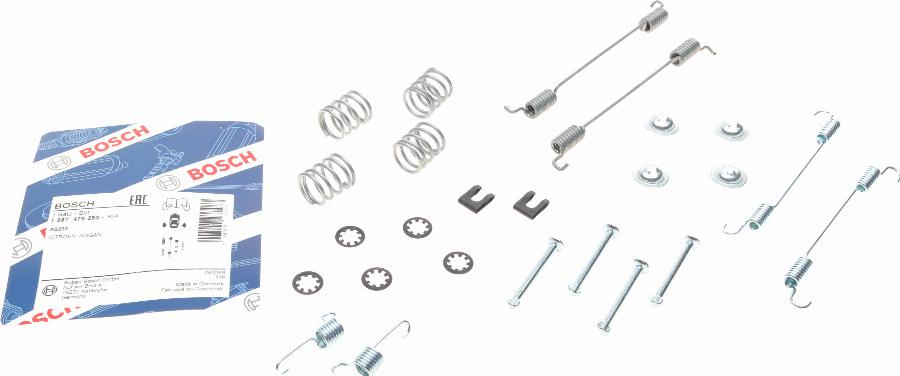 BOSCH 1 987 475 253 - SPRĘŻYNY SZCZĘK HAM. DACIA DOKKER-LDUSTER-ODGY-LOGAN-LODGY 07-