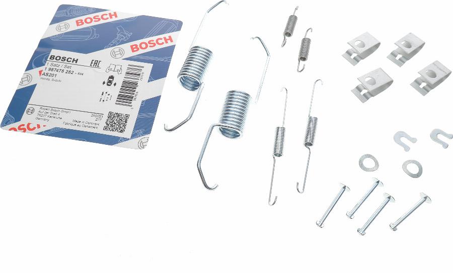 BOSCH 1 987 475 252 — Zestaw dodatków, szczęki hamulcowe