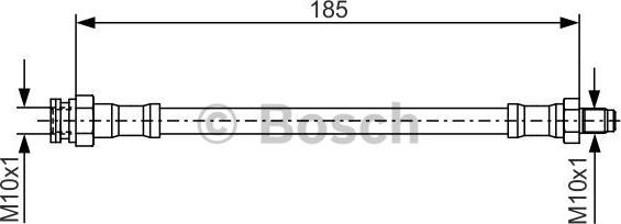 BOSCH 1 987 476 416 — Przewód hamulcowy elastyczny