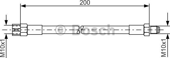 BOSCH 1 987 476 002 — Przewód hamulcowy elastyczny
