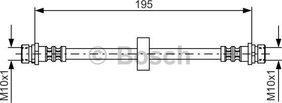 BOSCH 1 987 476 884 - PRZEWÓD HAM. ELAST. FORD T. FOCUS 1.4-2.0 16V 98-05 LE-PR