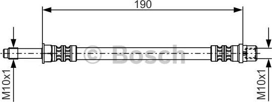 BOSCH 1 987 476 310 — Przewód hamulcowy elastyczny