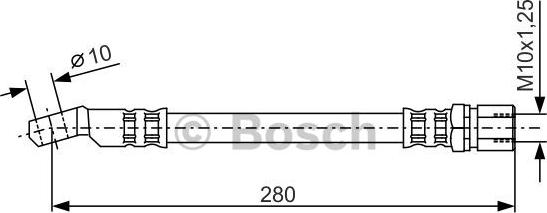BOSCH 1 987 476 238 — Przewód hamulcowy elastyczny