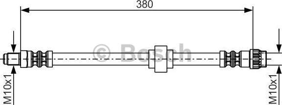 BOSCH 1 987 476 700 - PRZEWÓD HAM. ELAST. NISSAN P. NV300-PRIMASTAR 1.6-2.5 DCI 02- LE-PR