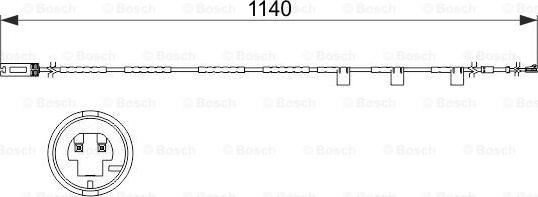 BOSCH 1 987 473 525 - CZUJNIK KLOCKÓW HAM. MINI T. COOPER 08-