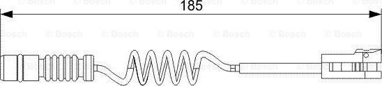 BOSCH 1 987 473 007 - Czujnik zużycia klocka hamulcowego