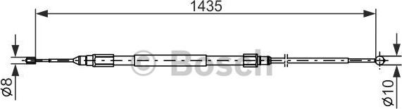 BOSCH 1 987 477 946 - LINKA HAM. RĘCZ. BMW T. 1 1.6-3.0 04-13 LE-PR