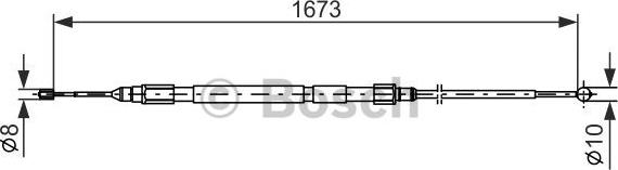 BOSCH 1 987 477 948 - LINKA HAM. RĘCZ. BMW T. 5 E60-E61 03- LE