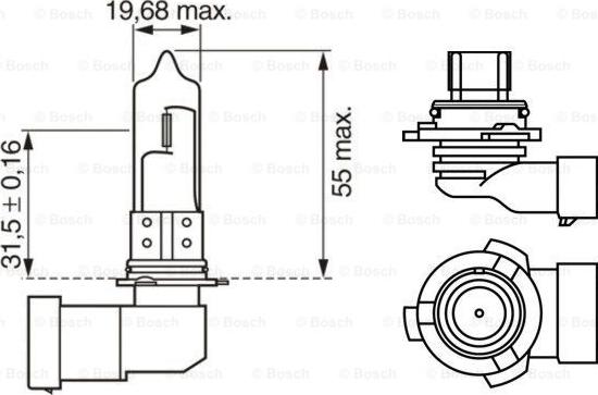 BOSCH 1 987 301 063 - Żarówki. ksenony. LED