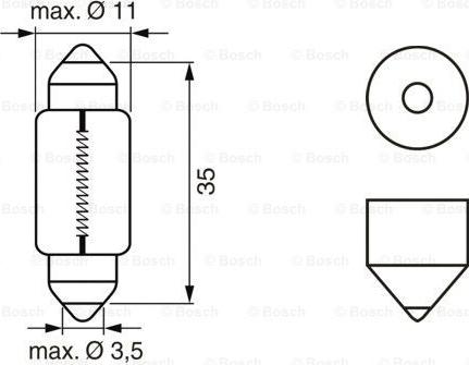 BOSCH 1 987 302 228 - Żarówki. ksenony. LED