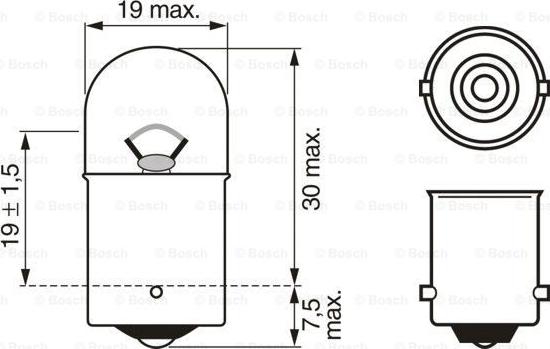 BOSCH 1 987 302 535 - Żarówki. ksenony. LED