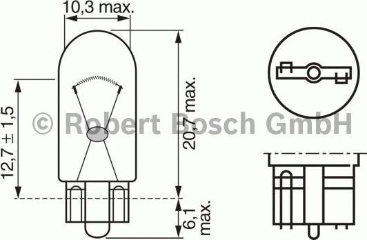 BOSCH 1 987 302 517 — Żarówka