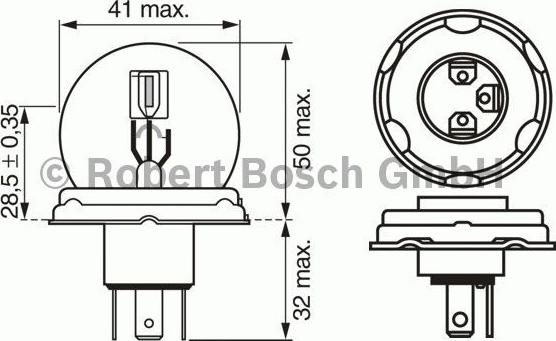 BOSCH 1 987 302 023 — Żarówka