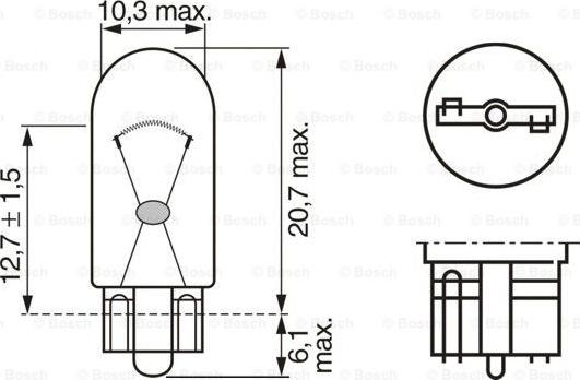 BOSCH 1 987 302 217 - Żarówki. ksenony. LED