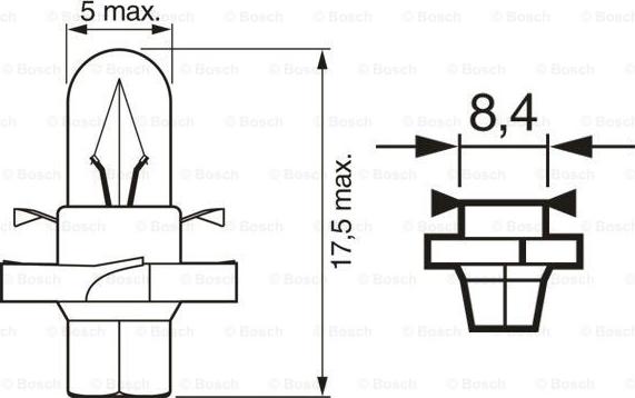 BOSCH 1 987 302 255 - Żarówki. ksenony. LED