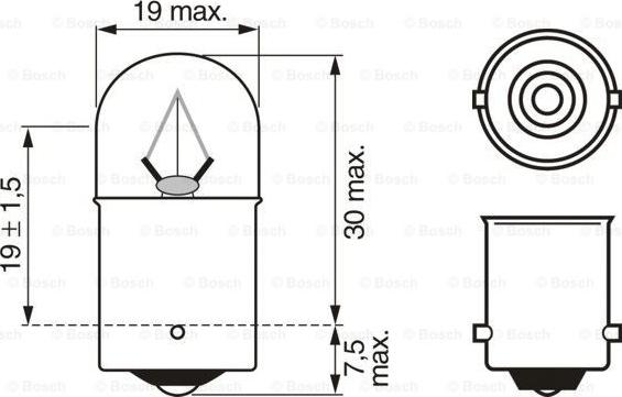 BOSCH 1 987 302 704 - Żarówki. ksenony. LED