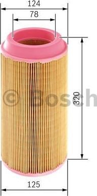 BOSCH 1 457 433 557 - FILTR POWIETRZA VW T2 -CHAVROLET COLORADO 05-