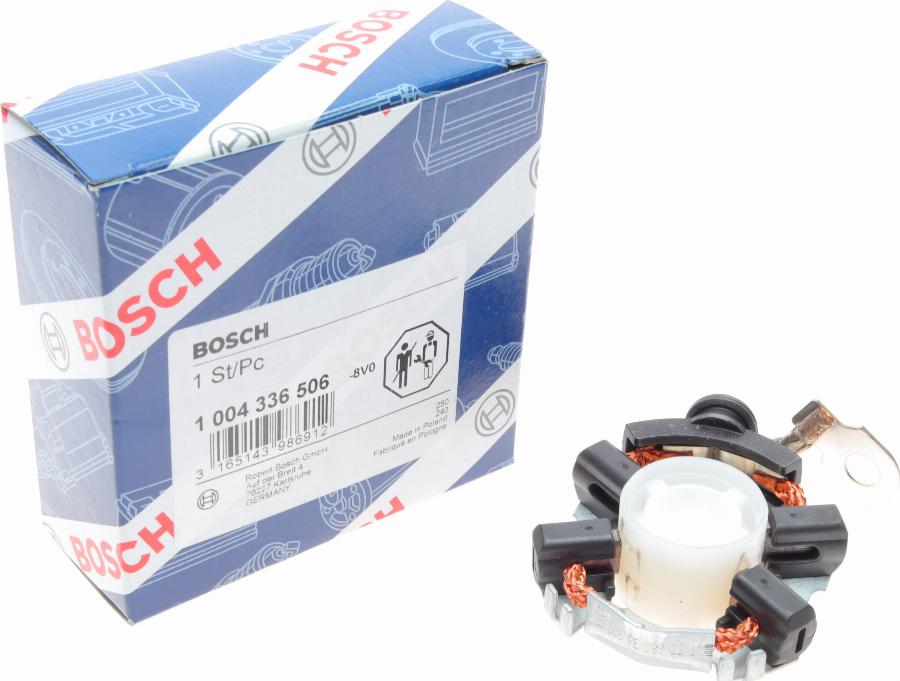 BOSCH 1 004 336 506 — Mocowanie, szczotki węglowe