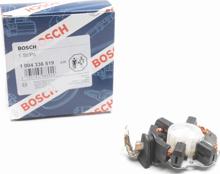BOSCH 1 004 336 519 — Mocowanie, szczotki węglowe