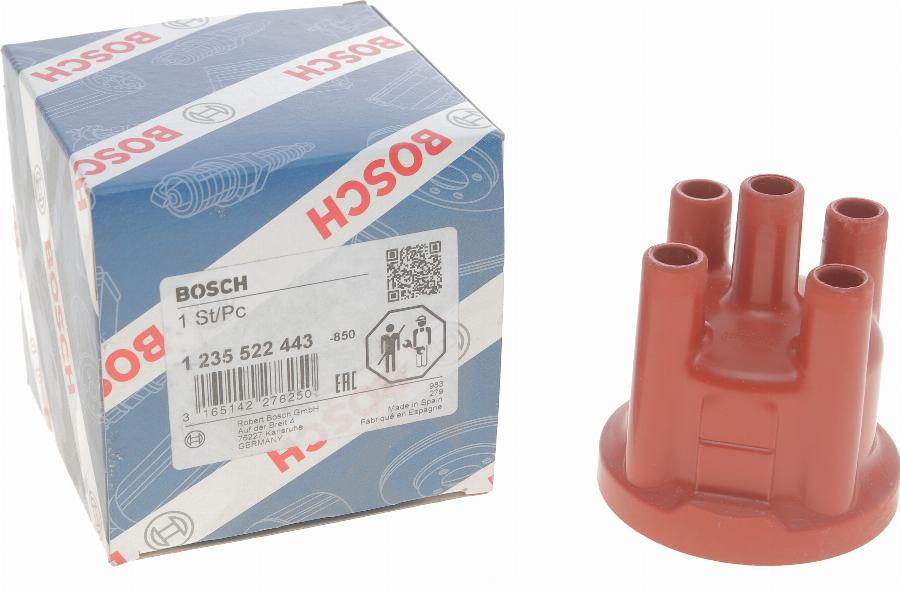 BOSCH 1 235 522 443 — Kopułka rozdzielacza zapłonu