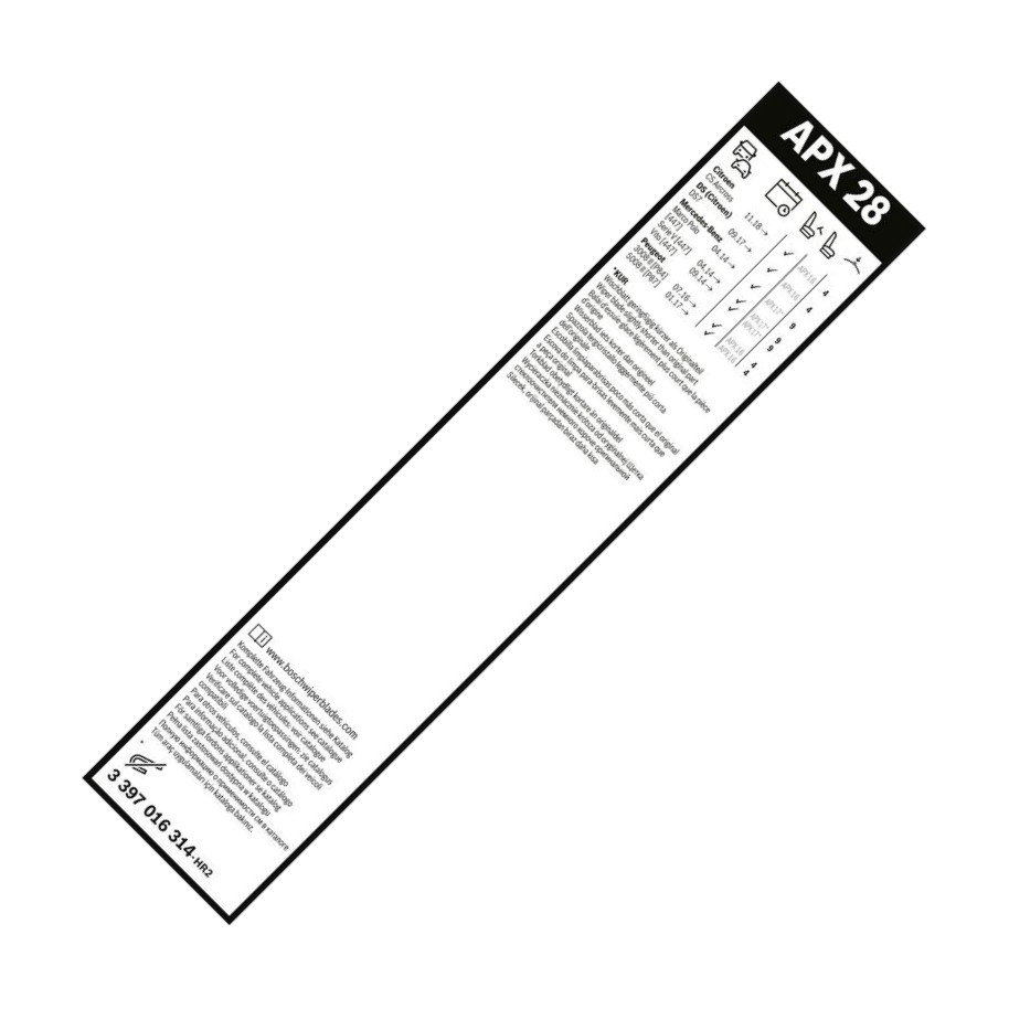 BOSCH 3 397 016 314 - PIÓRO WYCIERACZKI AEROTWIN APX 700MM