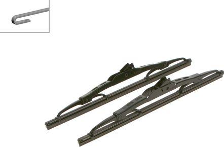 BOSCH 3 397 118 801 - PIÓRO WYCIERACZKI TWIN PODWÓJNE 280-280MM SUZUKI. RENAULT. ROVER. VW. CITROEN. FIAT. MINI