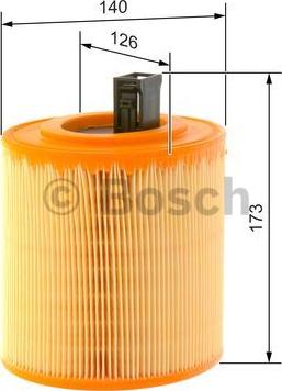 BOSCH F 026 400 467 - Filtr powietrza