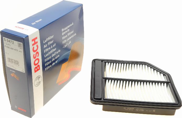 BOSCH F 026 400 472 - FILTR POWIETRZA HONDA CIVIC VIII 09.05-02.12. FR-V 01.07->