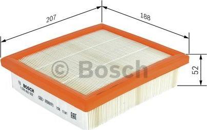 BOSCH F 026 400 502 - Filtr powietrza