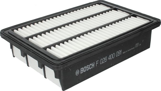 BOSCH F 026 400 091 - FILTR POWIETRZA HYUNDAI SANTA-FE 2.2-2.7CRDI
