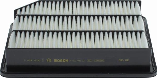 BOSCH F 026 400 831 - Filtr powietrza
