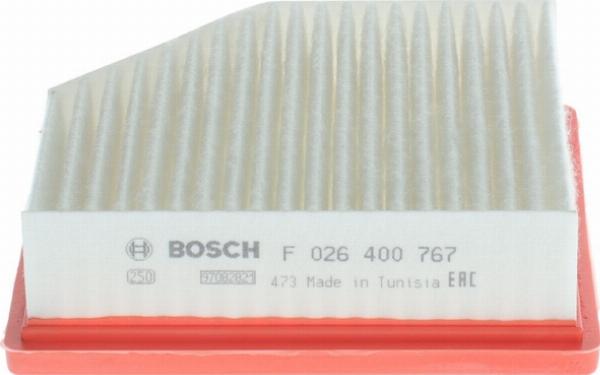 BOSCH F 026 400 767 - FILTR POWIETRZA NISSAN QASHQAI III. RENAULT 04.21-