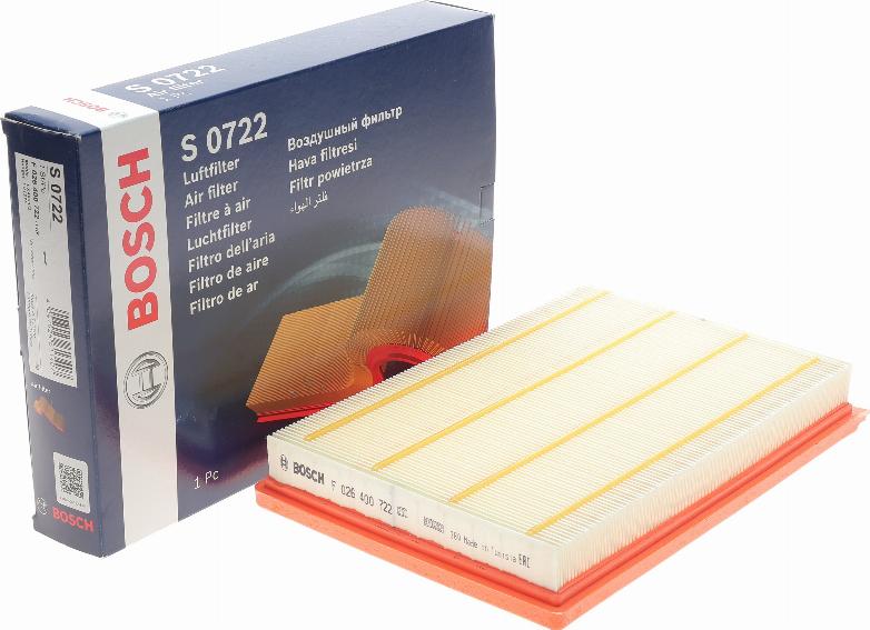BOSCH F 026 400 722 — Filtr powietrza