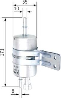 BOSCH F 026 403 761 - Filtr paliwa