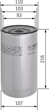 BOSCH F 026 402 143 — Filtr paliwa
