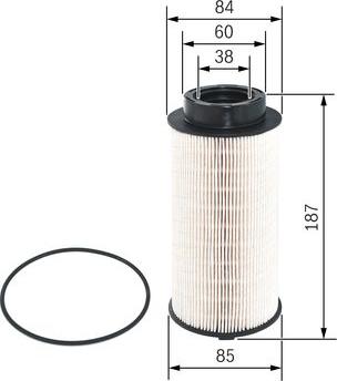 BOSCH F 026 402 100 - Filtr paliwa