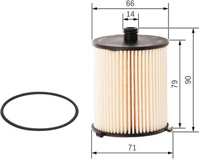 BOSCH F 026 402 810 - FILTR PALIWA TOYOTA YARIS 1.4 D4-D 1ND-TV 11-