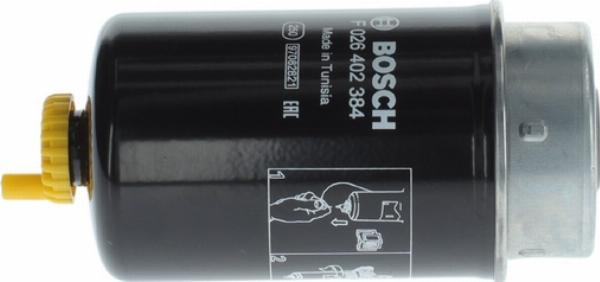 BOSCH F 026 402 384 - FILTR PALIWA LAND ROVER RANGE ROVER III.IV 07.10-03.22