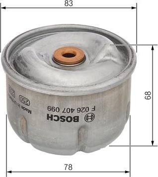 BOSCH F 026 407 099 — Filtr oleju