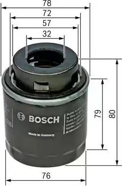 BOSCH F 026 407 079 - Filtr oleju