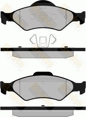 TRW GDB1418 - KLOCKI HAM. FORD P. FIESTA 96-
