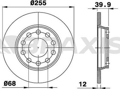 QUARO QD1613 - TARCZA HAM. VW T. A4 1.6-3 Z POWŁOKĄ ANTYKOROZYJNĄ
